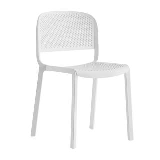 Venkovní plastová židle Pedrali Dome 261 white