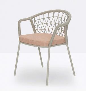 Venkovní židle Pedrali Panarea 3675 beige pink