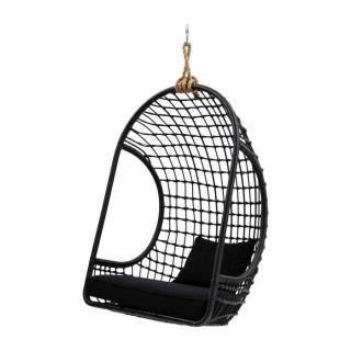 Závěsné křeslo Riviera Maison Classic outdoor hanging chair black