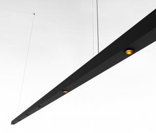 Závěsné LED světlo Insolit TR Line black šířka: šířka 1200mm