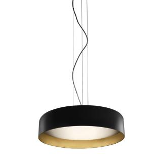 Závěsné LED světlo Panzeri Ginevra black gold průměr: 530mm