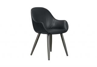 Židle Furninova Layla high arm Látka: cat. B, materiál a barva podnoží: dub černý