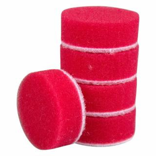 Chemical Guys Micro Polishing Pad Soft Red 25mm 5ks finišovací kotouč