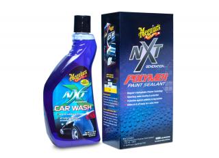Meguiars NXT Wash & Wax Kit základní sada autokosmetiky pro mytí a ochranu laku