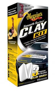 Meguiars Smooth Surface Clay Kit sada pro dekontaminaci laku