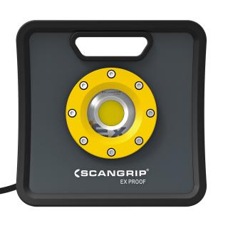 Scangrip Nova-EX velmi odolná a vysoce svítivá nabíjecí lampa do výbušných prostředí s 10m kabelem