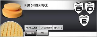 Scholl NEO SpiderPuck 130/50mm honey ruční leštící kotouč