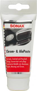 Sonax Chrom & Alu Paste 75ml leštěnka na kovy