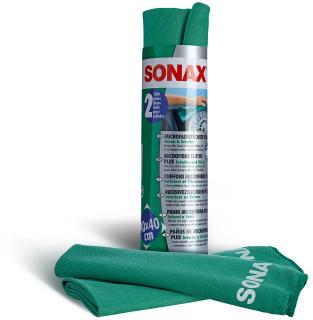 Sonax Microfasertücher Innen + Scheibe 40x40cm 2ks mikrovláknová utěrka