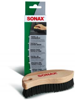Sonax Textil + Lederbürste kartáč na kůži a textil