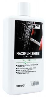 ValetPro Maximum Shine Tyre Gel 500ml ošetření pneu