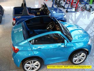 BMW X6M s 2,4G, dvoumístné, modrá metalíza