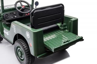 Jeep Willys s 2,4G, 4x4, 1 místný, green army