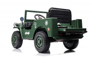 Jeep Willys s 2,4G, 4x4, 1 místný, macha army