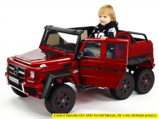 Mercedes G63 AMG s 2,4G, 4x4, dvoumístný, bílý