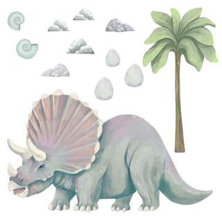 Dinosaurus triceratops XXL Samolepka na zeď