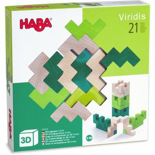 Haba Dřevěná 3D aranžovací mozaika Viridis