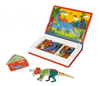 Janod Magnetická kniha - Dinosauři