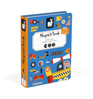 Janod Magnetická kniha - Dopravní prostředky