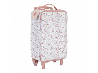 LITTLE DUTCH - Dětský kufr na kolečkách Květiny a motýli