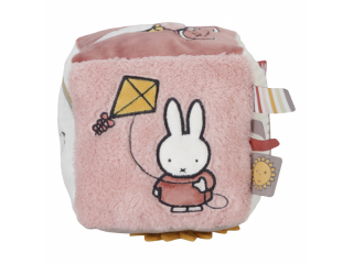 Little Dutch - Textilní kostka Králíček Miffy Pink