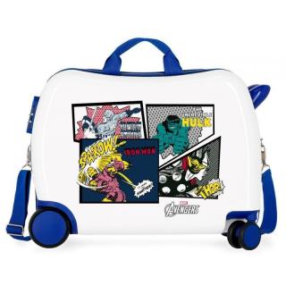 JOUMMABAGS Dětský kufřík na kolečkách Avengers Sky MAXI ABS plast, 50x38x20 cm, objem 34 l