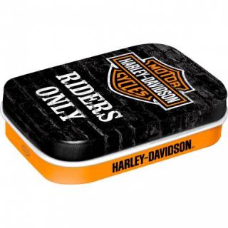 Bonbony v krabičce Riders s logem Harley Davidson