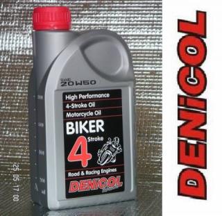 DENICOL Biker 4T 20W50 synteticky posílený olej pro čtyřtaktní motory motocyklů