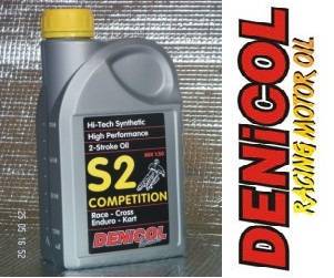 DENICOL S2 Competition 2T syntetický olej pro dvoudobé motory závodních motocyklů (Denicol motocyklové oleje)