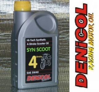 DENICOL Syn Scoot 4T 5W40 Hi-tech syntetický olej pro skútry čtyřdobé motory (Denicol motocyklové oleje)