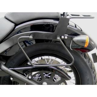 Harley Davidson Softail Blackline černé podpěry (Podpěry pod brašny Harley Davidson Softail Blackline černé)