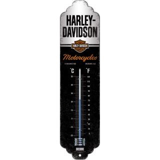 Harley Davidson teploměr - dárek (Nástěnný teploměr Harley Davidson)