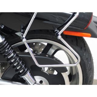 Harley Davidson V-Rod Muscle (VRSCF) 2009-2011 chrom podpěry (Podpěry pod brašny Harley Davidson V-Rod Muscle (VRSCF) 2009-2011 chrom)