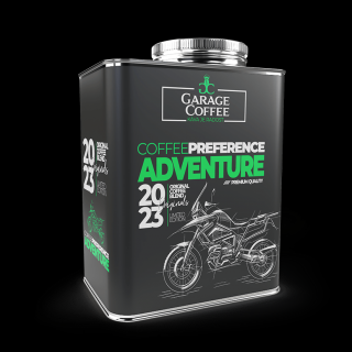 Káva kanister Adventure zrnková nebo jemně mletá (Káva pro motorkáře)