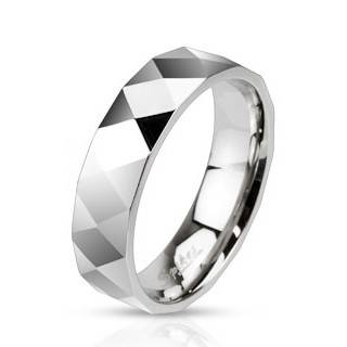 Ocelový prsten šířka 6 mm
