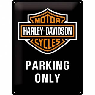Plechová cedule Harley-Davidson Parking Only