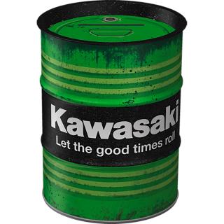 Pokladnička Kawasaki plechovka  (Kasička Kawasaki )