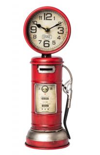 Pokladnička pumpa s hodinami (Pokladnička retro benzina)