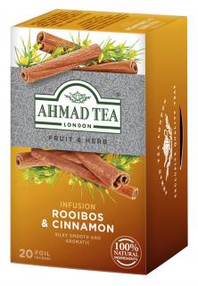 Ahmad Tea Rooibos and cinnamon 20 sáčků alupack 1,5 g