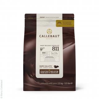 Barry Callebaut Čokoláda 811 hořká 54,5% 2,5kg