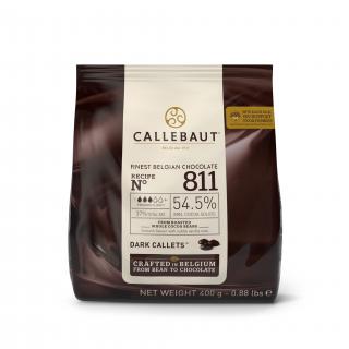 Barry Callebaut Čokoláda 811 hořká 54,5% 400g