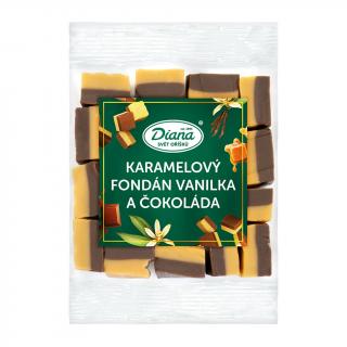 Karamelový fondán vanilka a čokoláda 100g