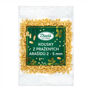 Kousky z pražených arašídů 2-5mm 100g