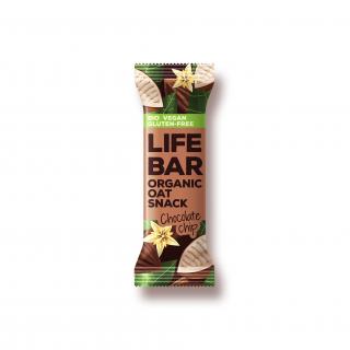 Lifefood LIFEBAR Oat Snack s kousky čokolády BIO 40 g