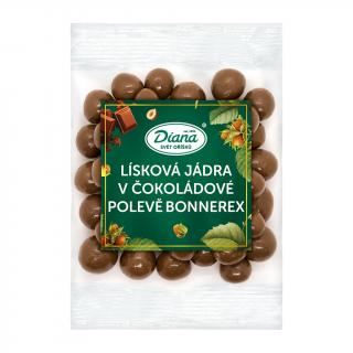 Lísková jádra v čokoládové polevě bonnerex 100g