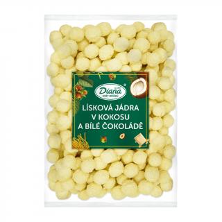 Lísková jádra v kokosu a bílé čokoládě 1kg