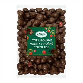 Lyofilizované maliny v hořké čokoládě 1kg
