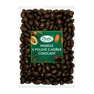 Mandle v polevě z hořké čokolády 1kg