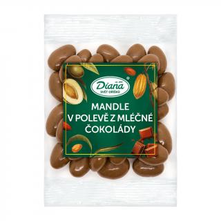 Mandle v polevě z mléčné čokolády 100g