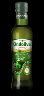 Master Martini Ondoliva olivový olej s příchutí bazalky 250ml sklo
